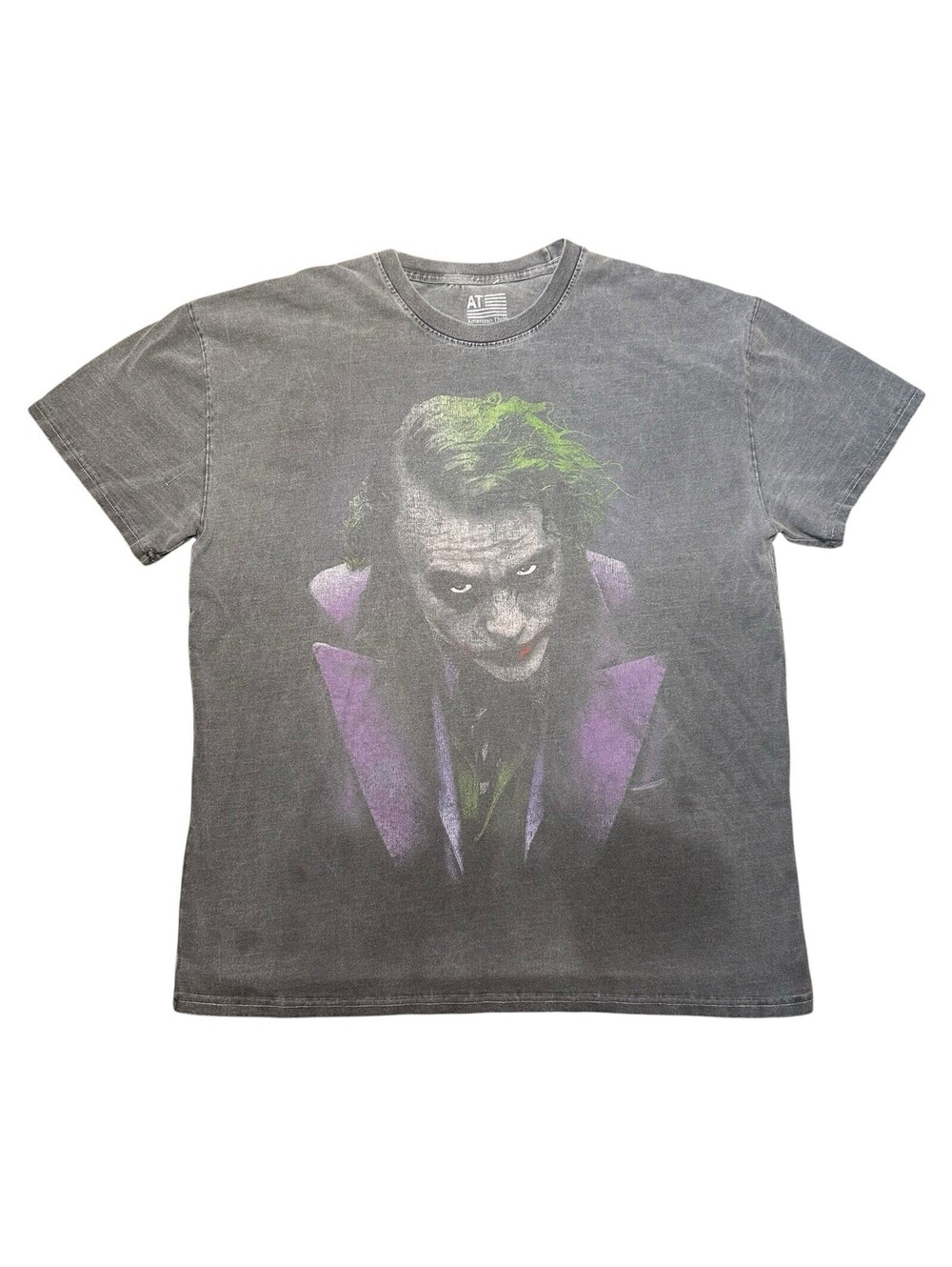 American Thrift DC Batman The Joker Magic Trick Gray Heavyweight Cotton T-Shirt